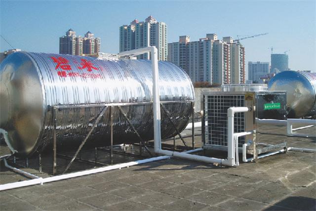 宾馆空气能热水系统需要备用水泵（空气源热泵热水工程千万用户都在用）