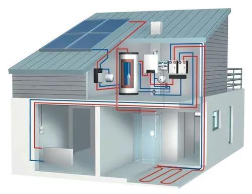 室内热水供应系统（热水系统图）